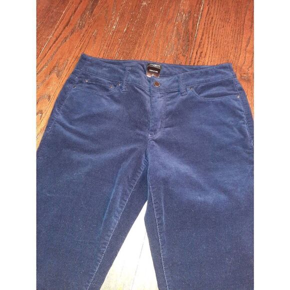 Size 6 Ann Taylor Signature Soft Blue Pants Trousers - Picture 2 of 3